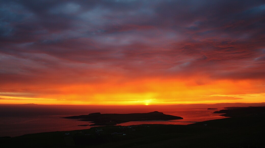 Just before the fog rolls back in !