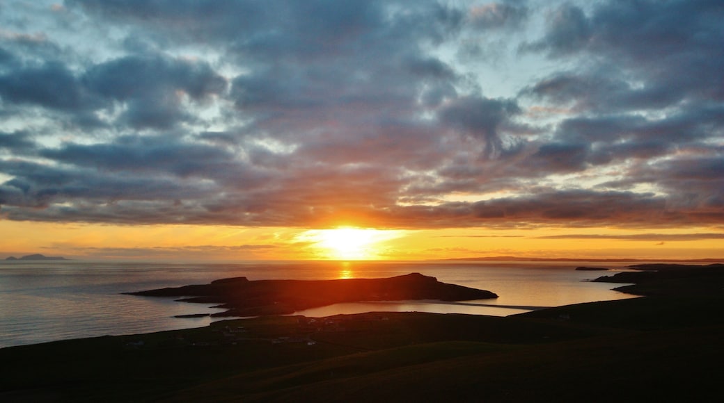 From Scousburgh Hill looking nor-west
