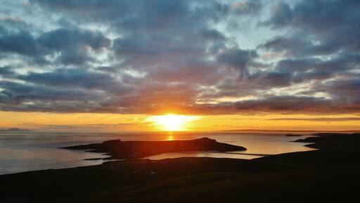 From Scousburgh Hill looking nor-west
