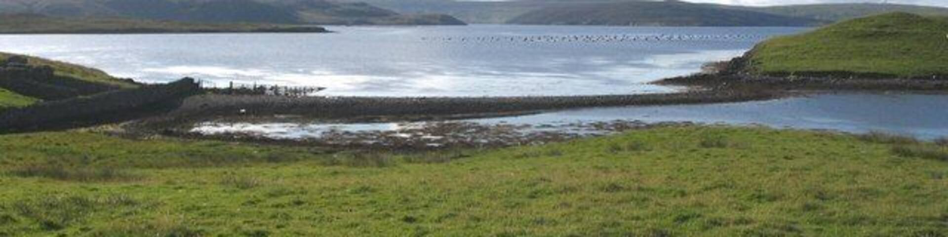 Ayre connecting Pund to Mainland, Lunna