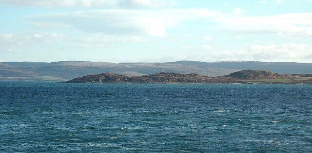 Gigha Island A long-distance shot, viewed from the Islay ferry on a fine February afternoon.
