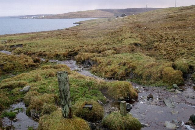 Brough, Toft Looking towards the house at Toog. Mossbank can be seen in the distance.