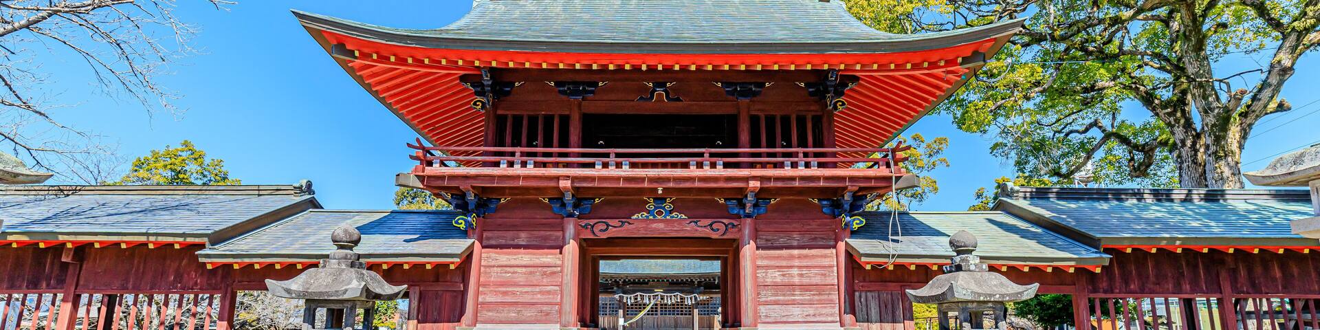 初春の素戔嗚神社 福岡県うきは市 Susanoo Shrine in early spring. Fukuoka-ken Ukiha city.