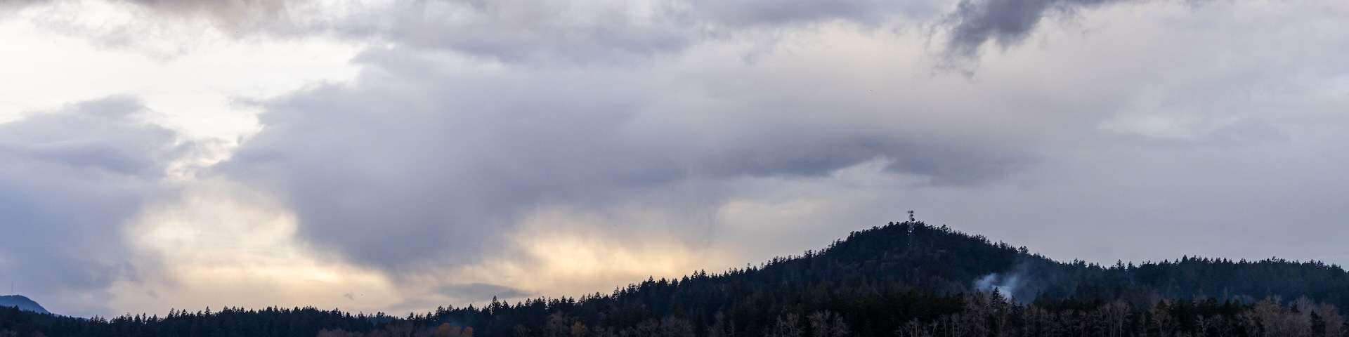 Peaceful Lake Scene on Vancouver Island, British Columbia