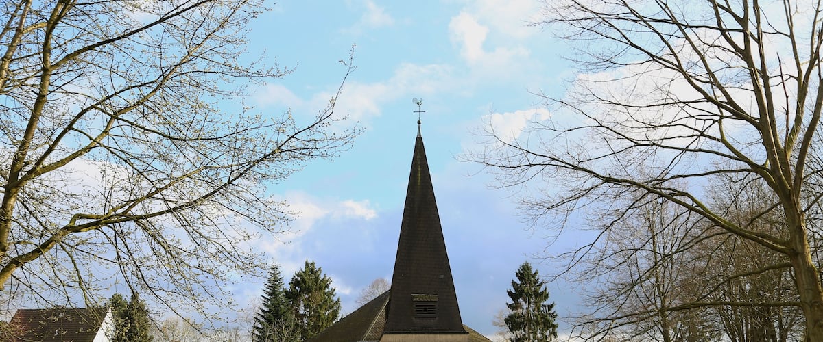 Roman Catholic St Hedwig Church (St.-Hedwigs-Kirche) in Alt-Lotte, a district of Lotte, Kreis Steinfurt, North Rhine-Westphalia, Germany.