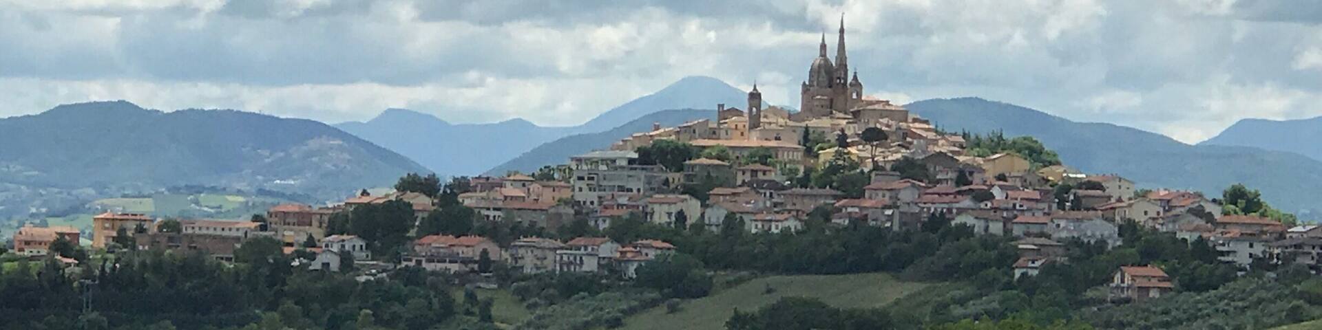 Great view on Ostra Vetere, Italy (Marche)