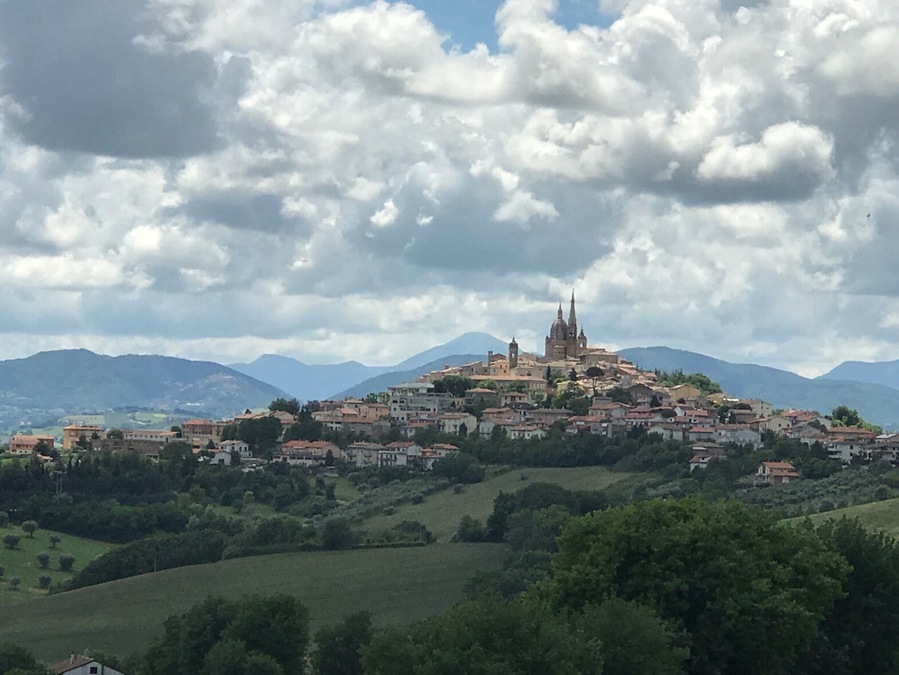 Great view on Ostra Vetere, Italy (Marche)
