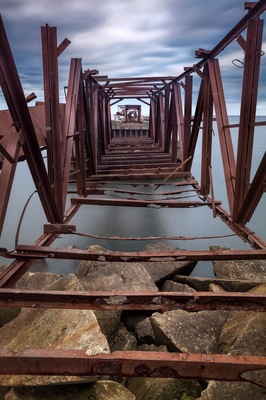 "Desolated Portal"
Soviet military submarine base. Now days is almost destroyed...