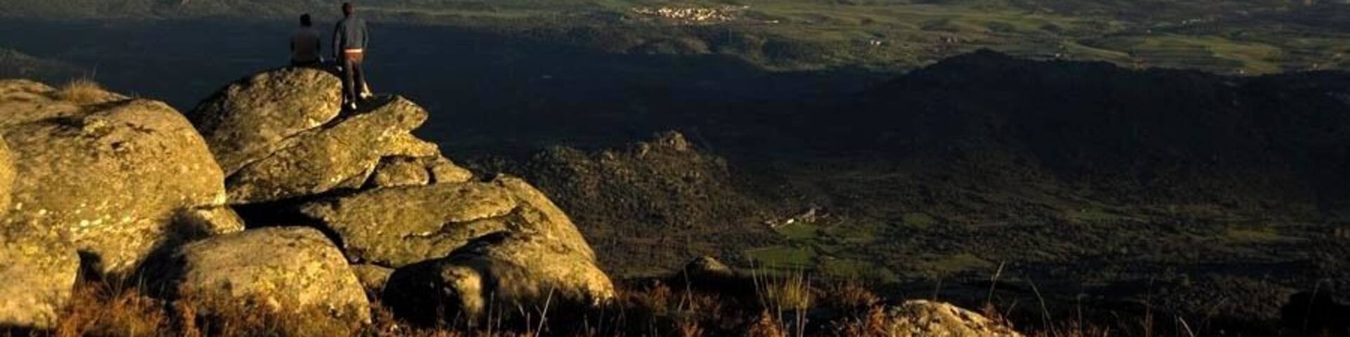 Sight from the top of the St. Vicente Peak, in the St. Vicente Mounts, Toledo (Spain).