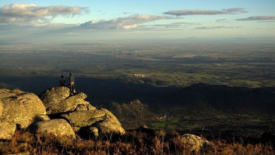 Sight from the top of the St. Vicente Peak, in the St. Vicente Mounts, Toledo (Spain).