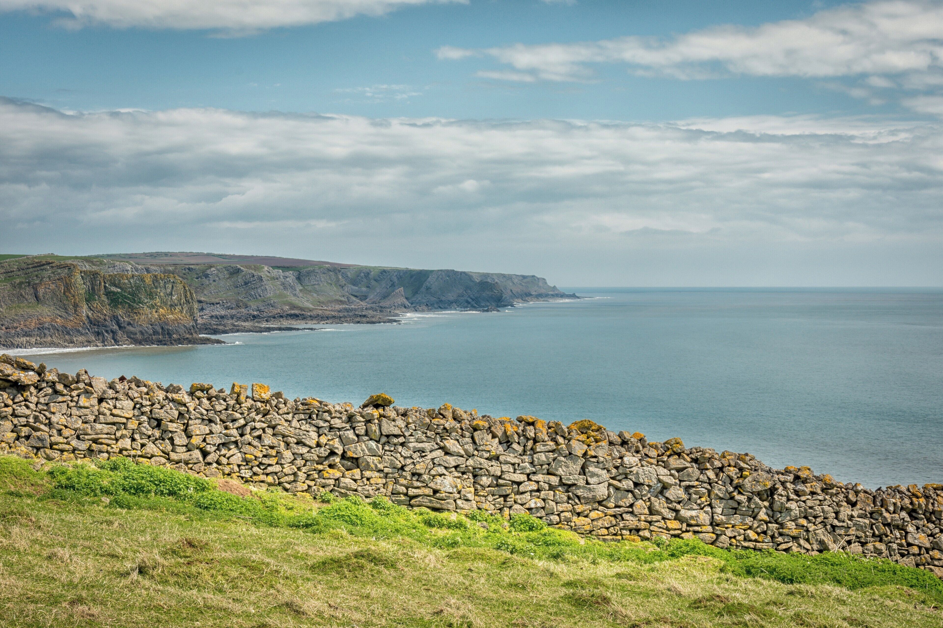 The beautiful and unspoilt South Gower Coast as seen from the coastal path, well worth a walk if your in the Swansea, South Wales area.  