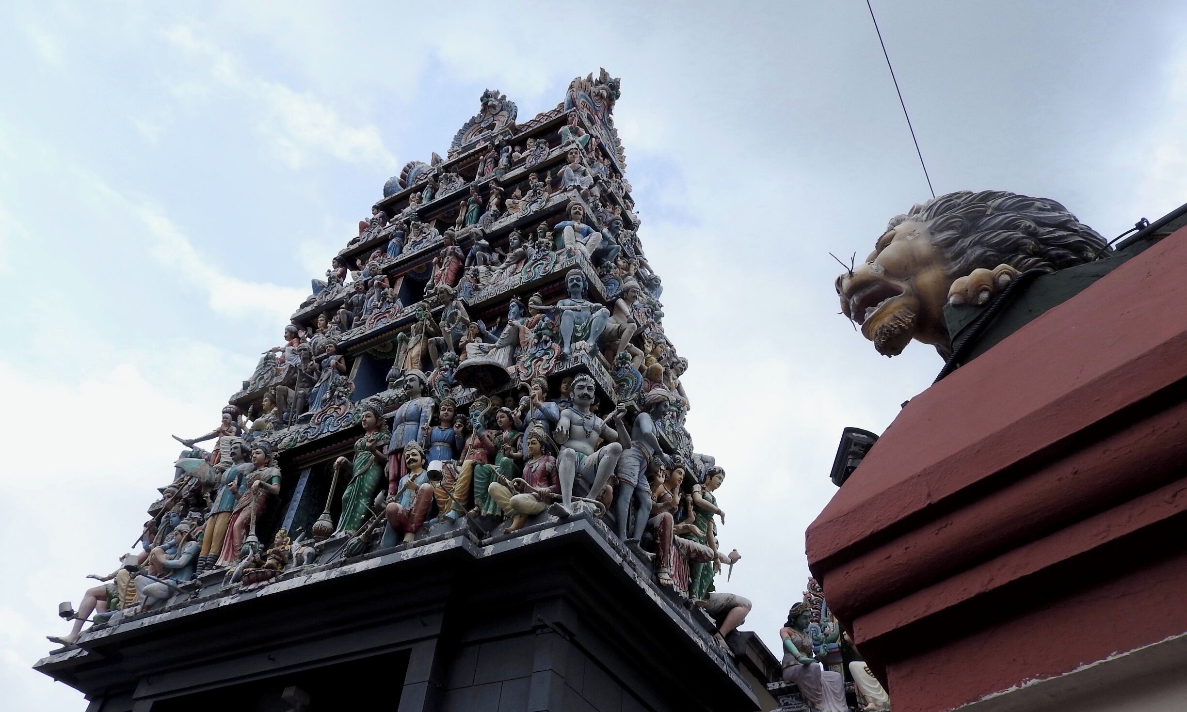 The Sri Mariamman Temple is Singapore's oldest Hindu temple. It is an agamic temple, built in the Dravidian style. The oldest parts of the existing brick structure date to 1843, and additions and alterations were subsequently made at various points in the history of the temple. It is believed that most of this work, especially the elaborate plaster sculptures and ornamentation, were produced by skilled craftsmen from the Nagapattinam and Cuddalore districts of Tamil Nadu in South India. A major part of the present structure is believed to have been built in 1862–1863.

#Details
#LikeALocal
#TroveOnTuesday