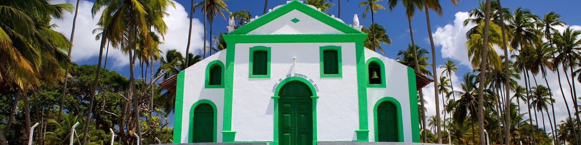 Tamandare which includes tropical scenes, religious aspects and general coastal views