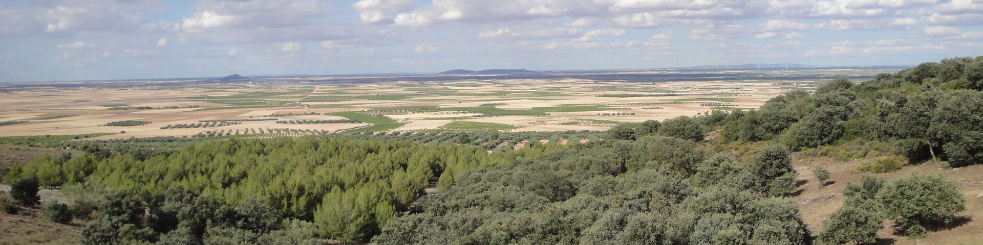 Desde la Sierra del Manzano, hacia Lillo. Desde la aljibe del Manzano