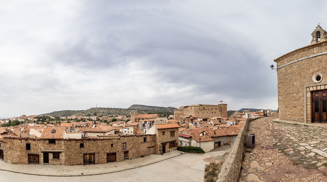 San Antonio hermitage, in the beautiful town of Mora de Rubielos, Aragon, (Spain).