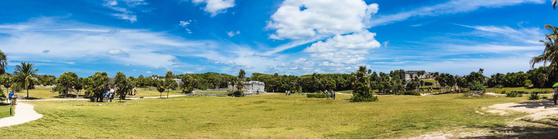 Mayaruinen, Tulum, Quintana Roo, Riviera Maya, Halbinsel Yucatan, Mexico, Mittelamerika