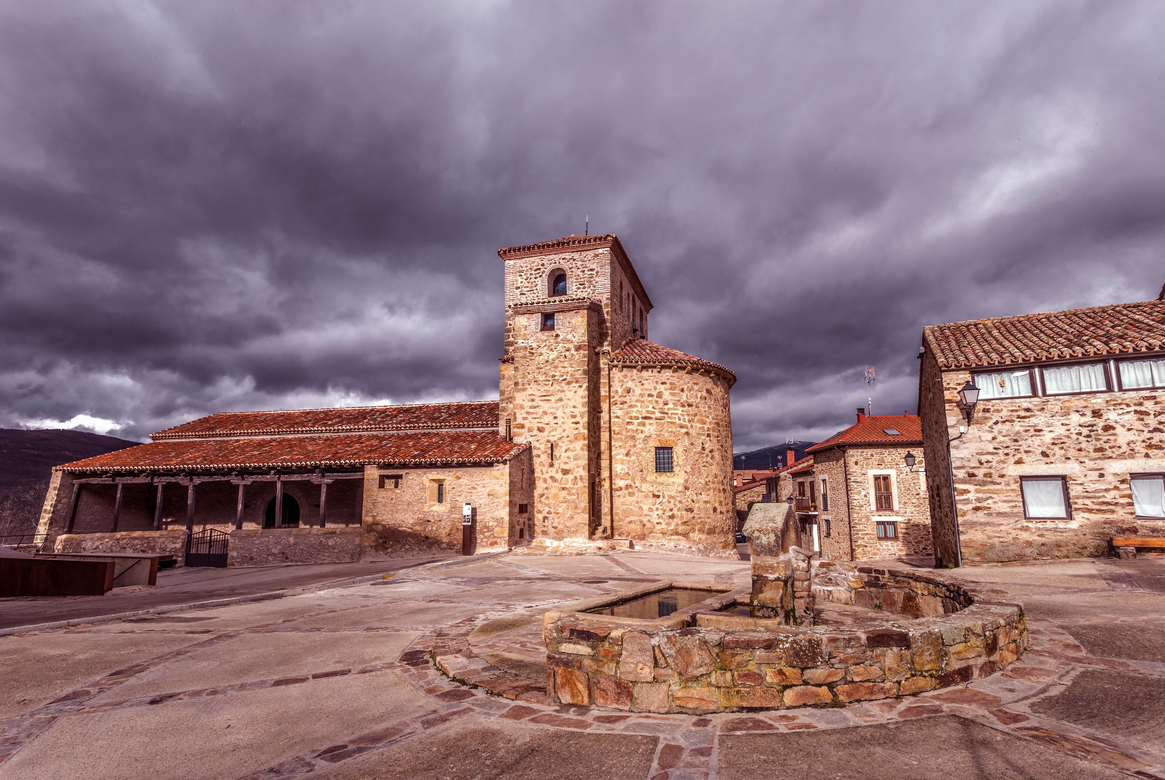 Church of San Antonio de silos. Spain. Madrid.
