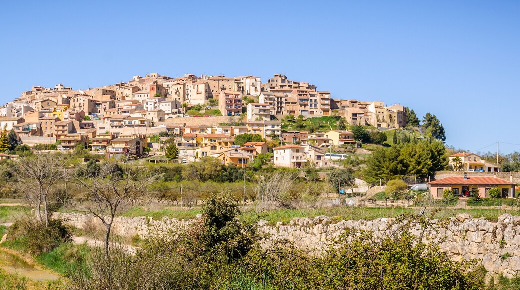 The view of Sant Joan de Horta, Spain