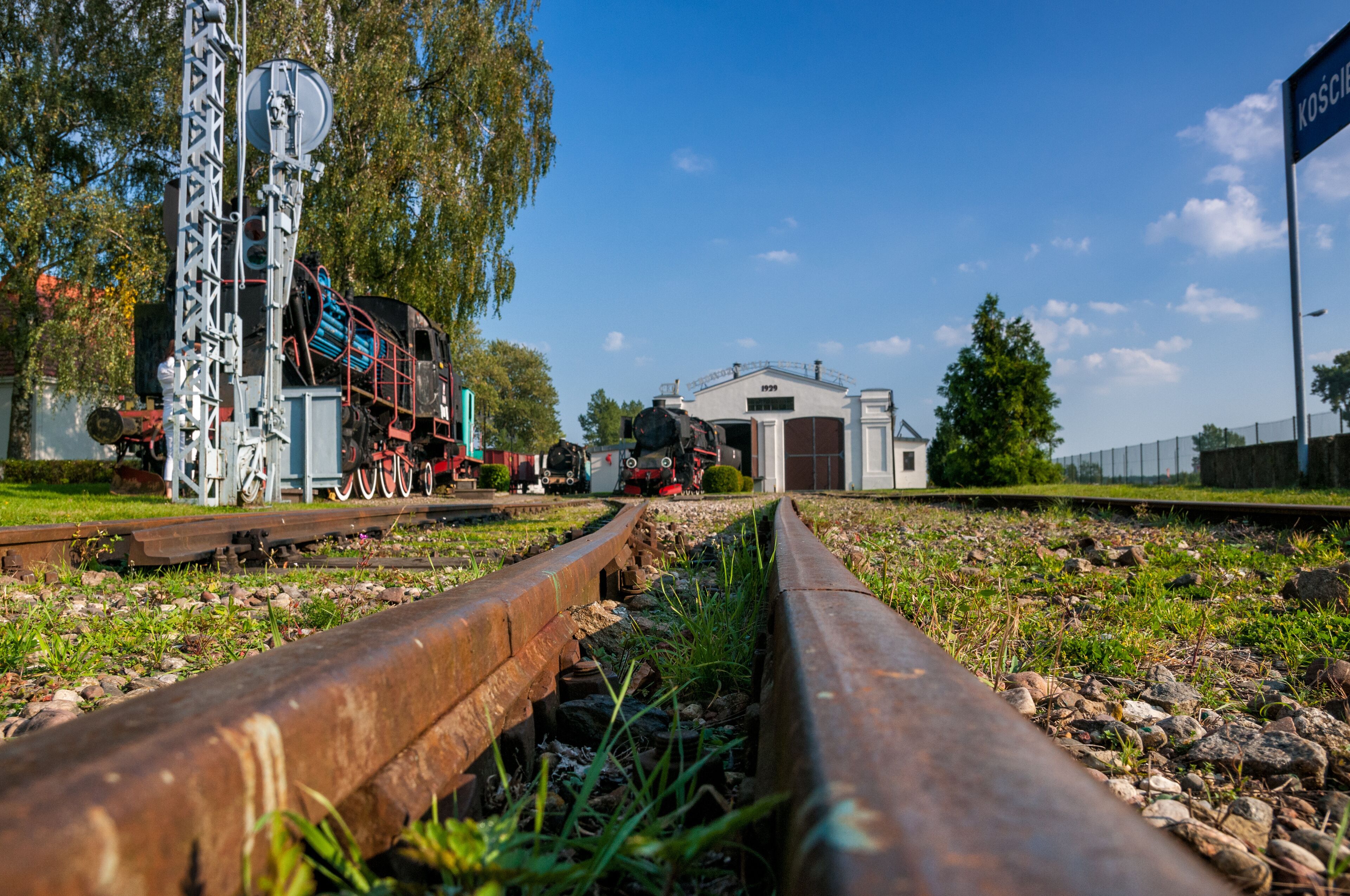Railway Museum in Koscierzyna, Pomeranian Voivodeship, Poland.