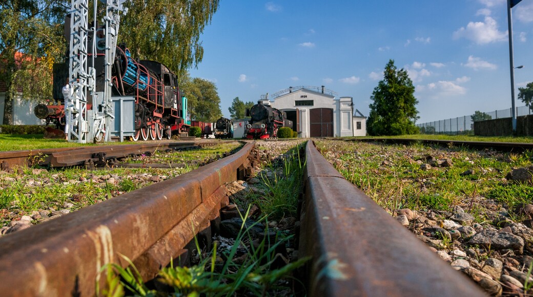 Railway Museum in Koscierzyna, Pomeranian Voivodeship, Poland.
