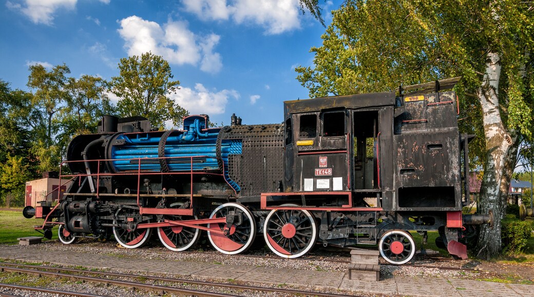 Railway Museum in Koscierzyna, Pomeranian Voivodeship, Poland.