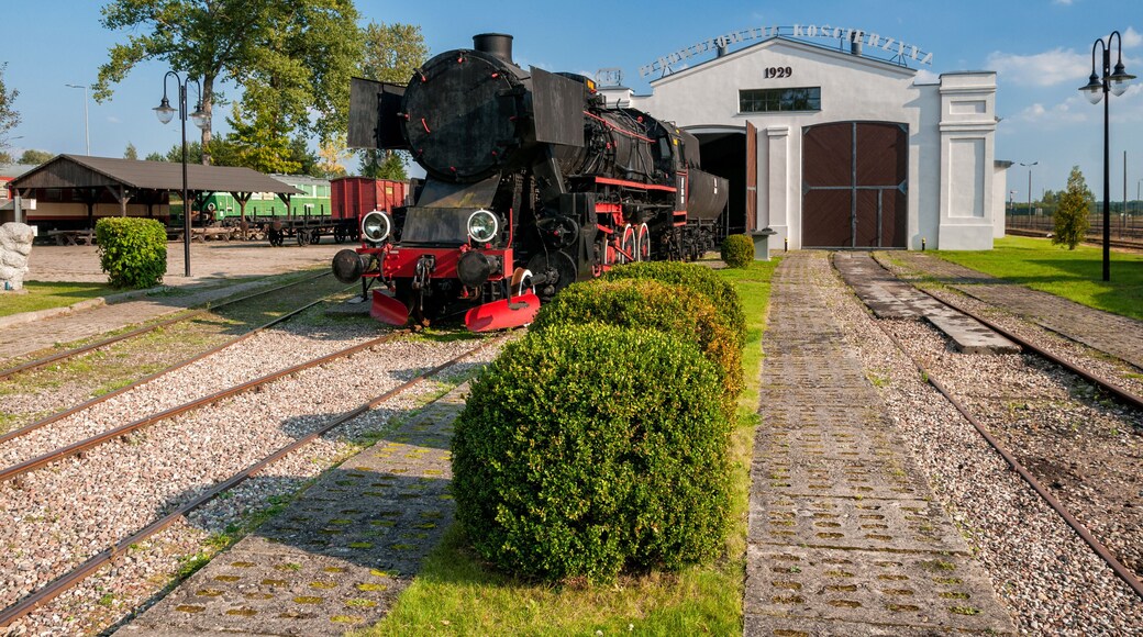 Railway Museum in Koscierzyna, Pomeranian Voivodeship, Poland.