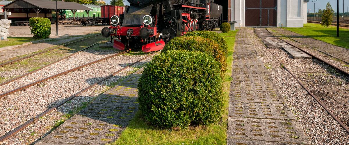 Railway Museum in Koscierzyna, Pomeranian Voivodeship, Poland.