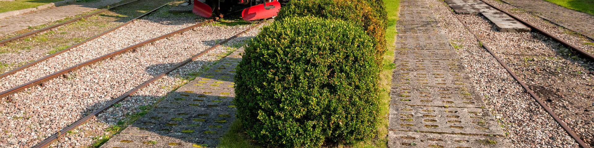 Railway Museum in Koscierzyna, Pomeranian Voivodeship, Poland.