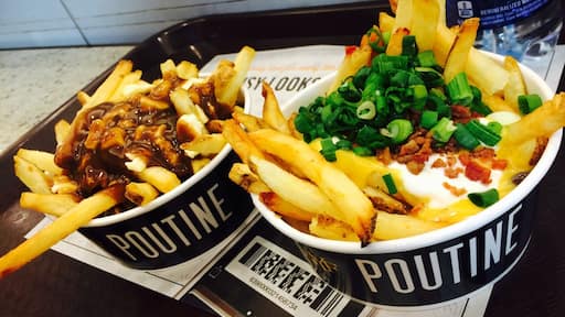 Poutine overload. Real Canadian food. A must try!
