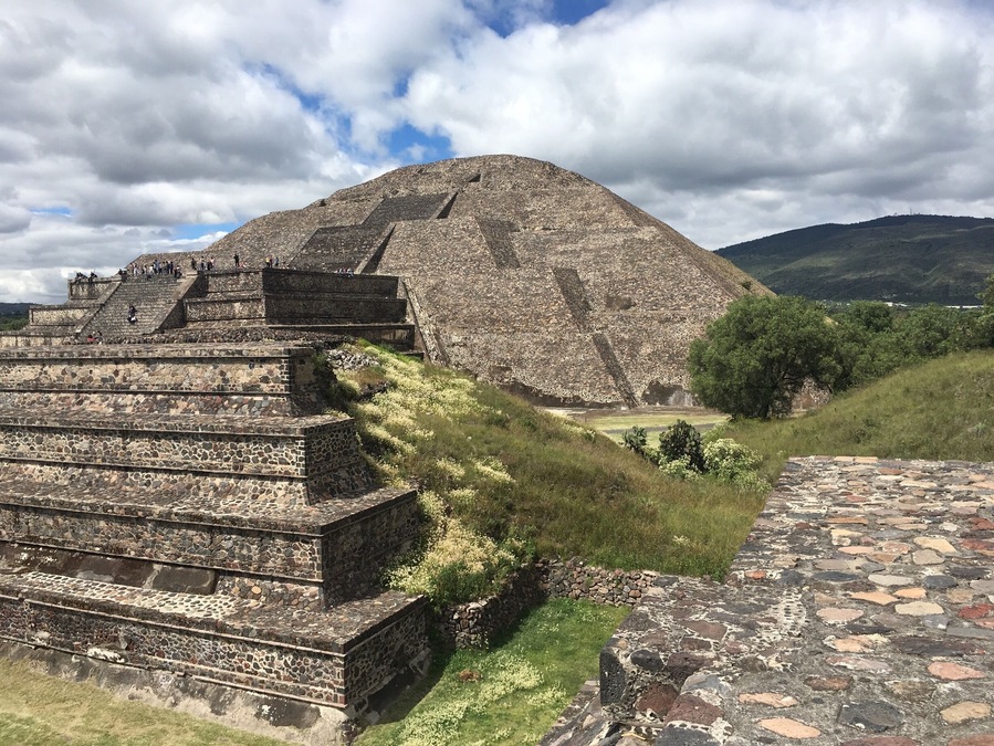 #Aboveitall view of a pyramid from the top of another pyramid!