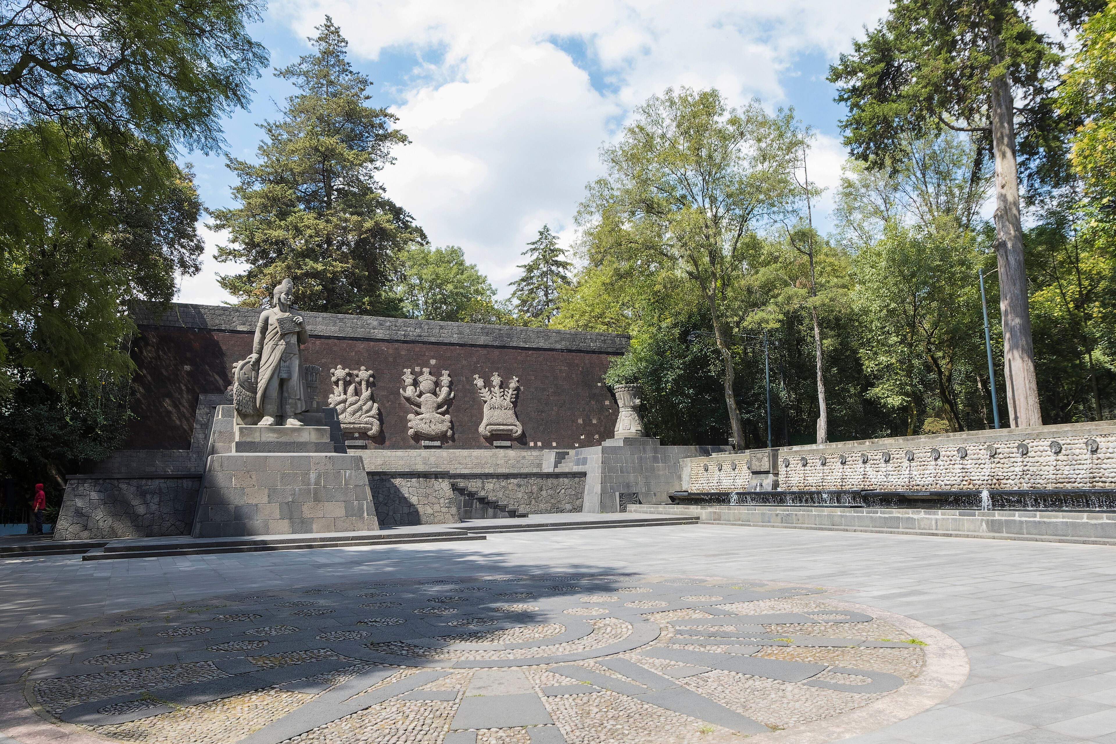 Monumental Fuente de Nezahualcóyotl in Chapultepec Park, Mexico City, Mexico