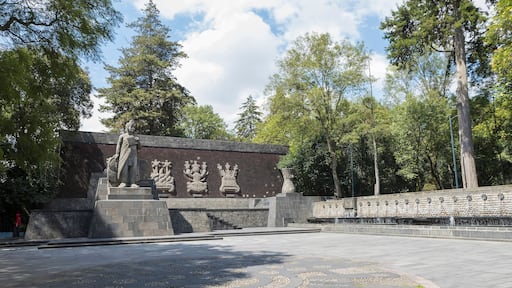 Monumental Fuente de Nezahualcóyotl in Chapultepec Park, Mexico City, Mexico
