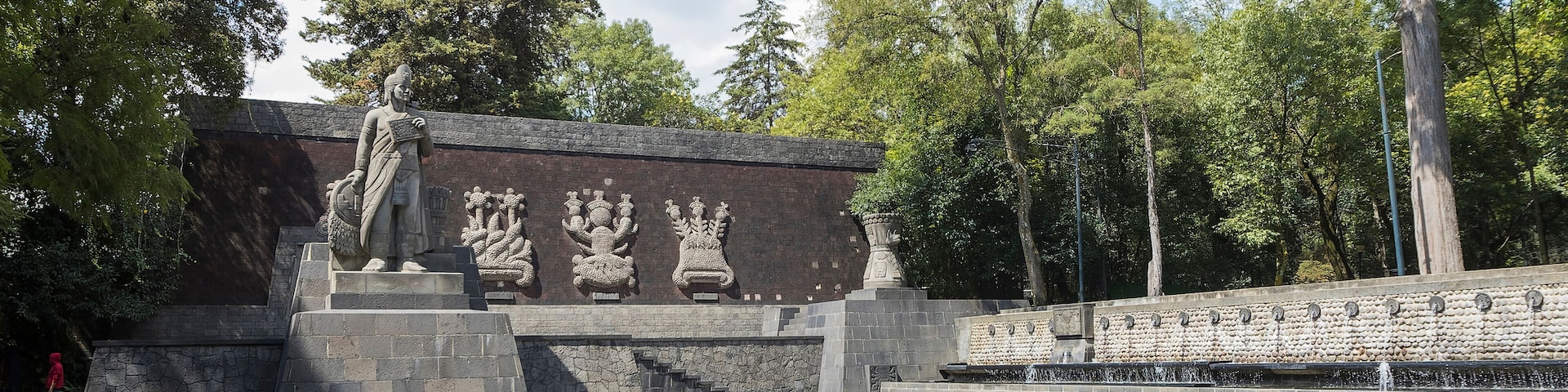 Monumental Fuente de Nezahualcóyotl in Chapultepec Park, Mexico City, Mexico