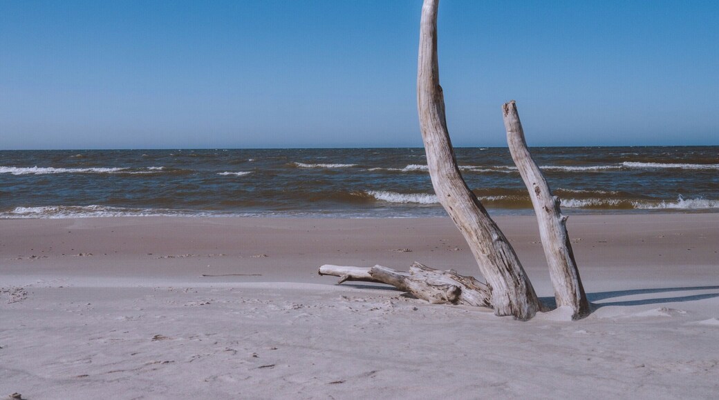 One of the least crowded beaches in Poland