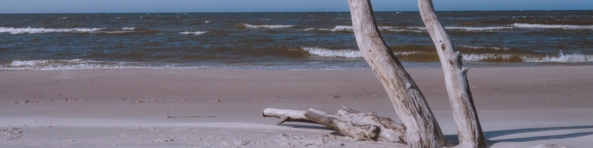 One of the least crowded beaches in Poland