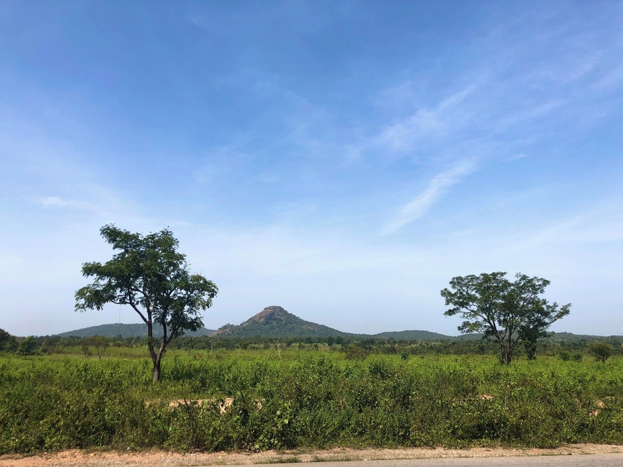 Scenery along the drive from Abuja to Jos.
