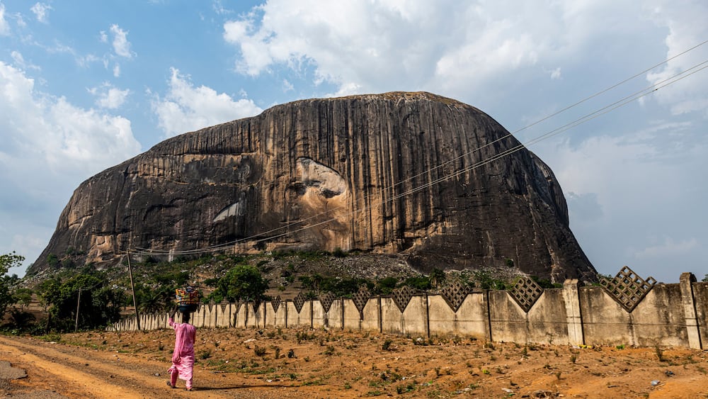 Zuma rock, Abuja, Nigeria, West Africa, Africa