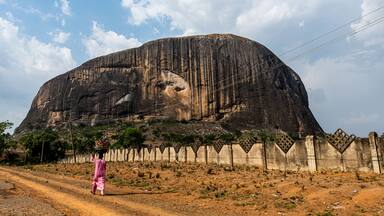 Zuma rock, Abuja, Nigeria, West Africa, Africa