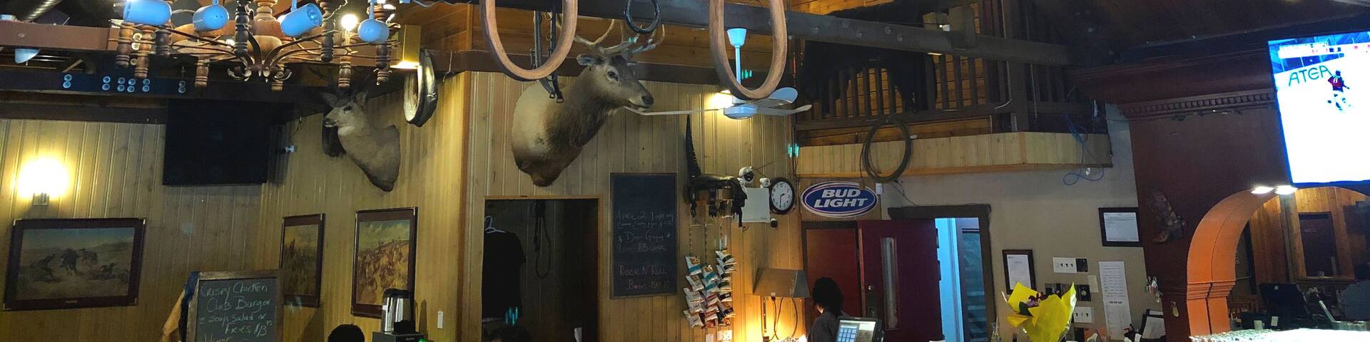 "Let's go to the saloon where you can throw peanuts shells on the floor!" That was what my friend said when a group of us were looking to go somewhere different. Such a place resides along Highway 579 in Alberta - the Water Valley Saloon. This eclectic stop along the highway is loved by locals and bikers passing through on their way to the Rocky Mountains. The food is great and so is the service. You will feel right at home in this cozy haunt. Don't forget to get your free basket of peanuts so you can toss the shells on the floor after your feast.