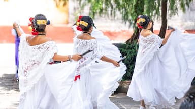 Traditional dances of the state of Veracruz Mexico, typical clothes.
