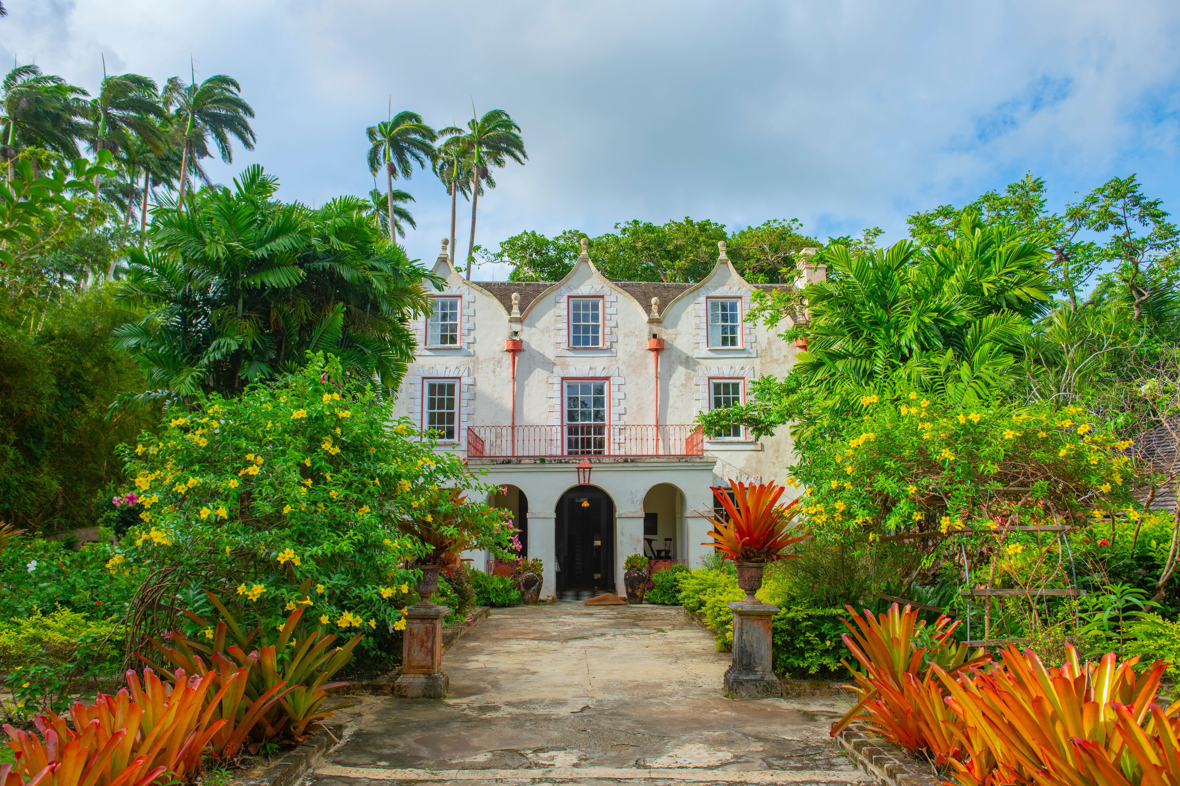 St. Nicholas Abbey is a plantation house with Jacobean style built in 1658 in St. Peter Parish, Barbados. 