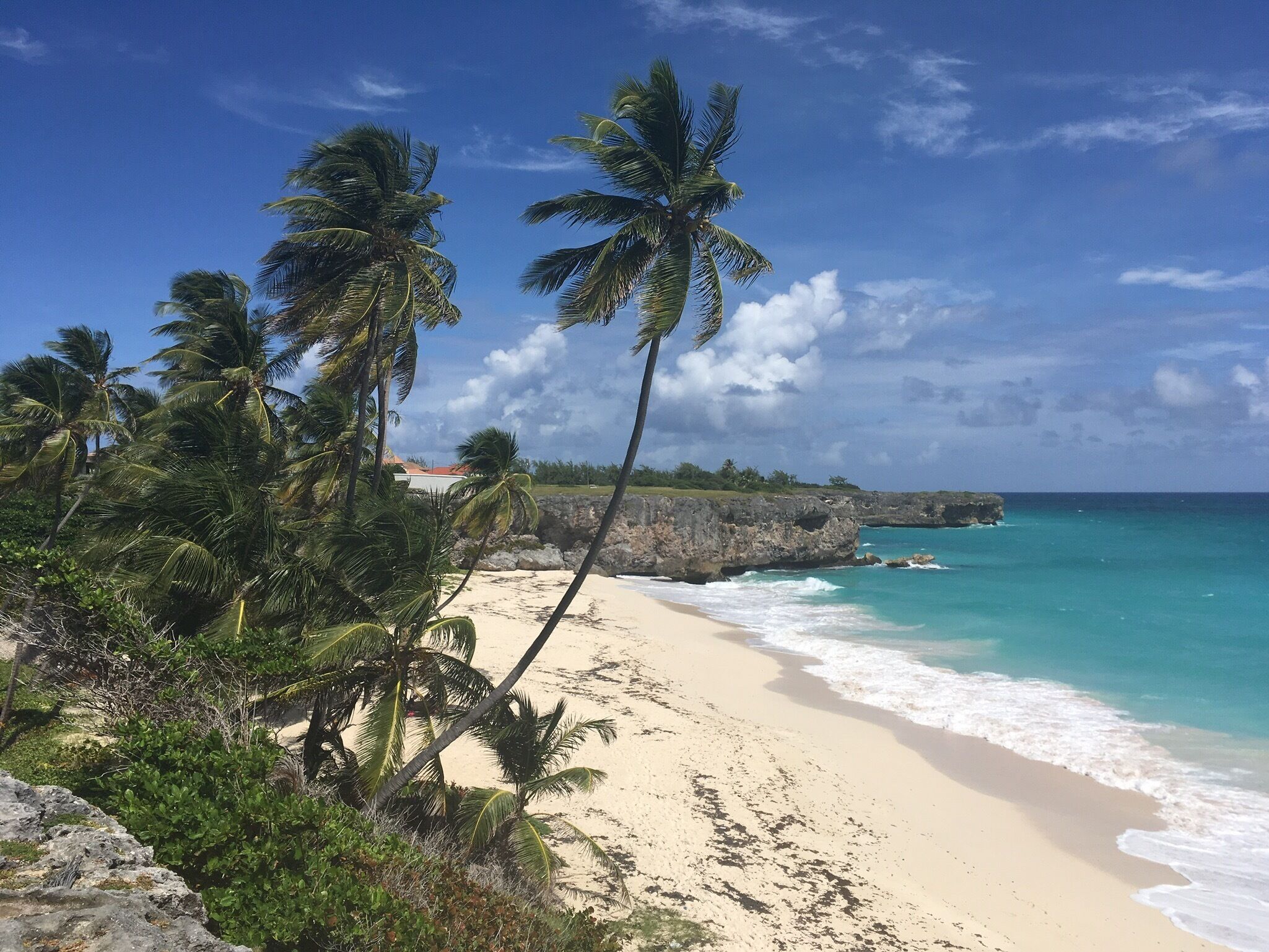 Beautiful view from the cliffs to the right of the parking area