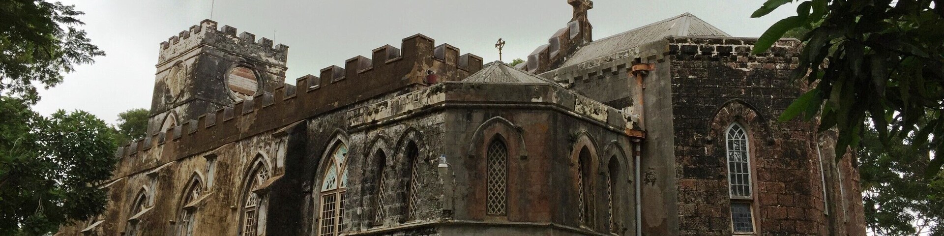 It was a rainy day on our visit here, but we still enjoyed Barbados. St. John's Parish Church is the first church of St. John that is presumed to have been a simple wooden building, but its date is unknown. The parish along with St. George, was carved out of St. Michael in 1640–1641. But successive churches were badly damaged by the hurricane of 1675, the Great Hurricane of 1780, and finally destroyed by the Great Barbados hurricane of 1831. The present church building (the fifth) was built is 1836, and the chancel added in 1876. It is the prototype of the restrained Barbadian version of the Gothic parish church, and a beautiful Westmacott sculpture, commemorating Elizabeth Pinder, on the left of the main door.