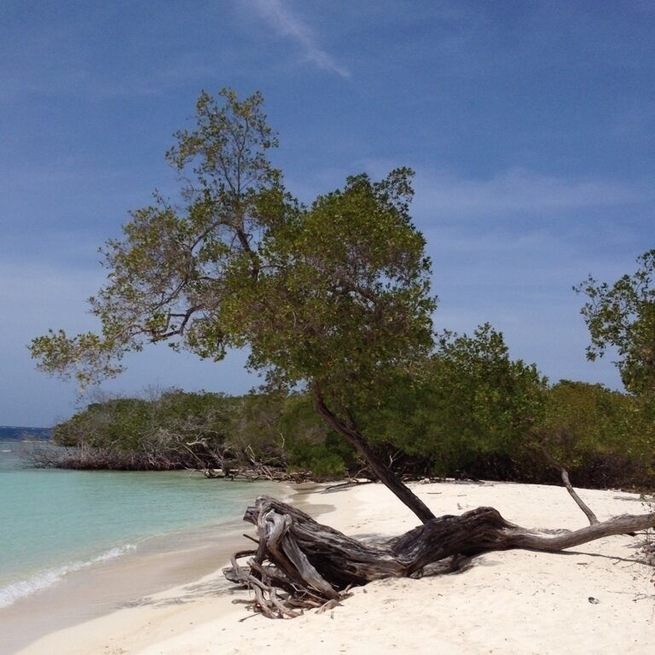 Playa Azul ,parque Morrocoy,Venezuela