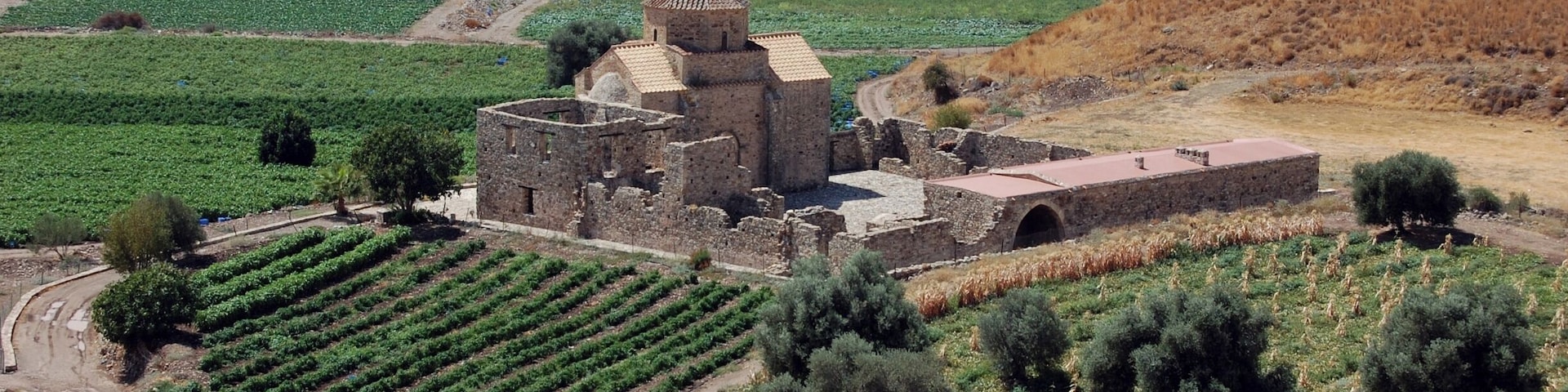 Panagia tou Sinti or Panayia tou Sinti is a remarkable cultural monument and is located in Pentalia, on the west bank of Xeros River.
The date that the monastery was built is not well known but the church belongs to the first half of the 16th century. It is an Orthodox monastery and is dedicated to the Virgin Mary.In 1997 it received an Europa Nostra award for its restoration and conservation.