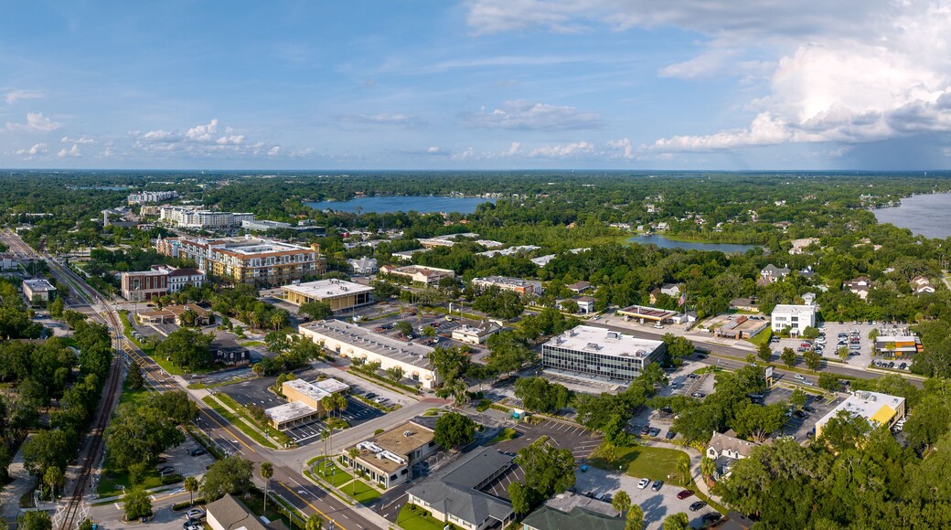 Aerial Panoramic view of Maitland, Florida June 27, 2022