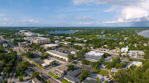 Aerial Panoramic view of Maitland, Florida June 27, 2022