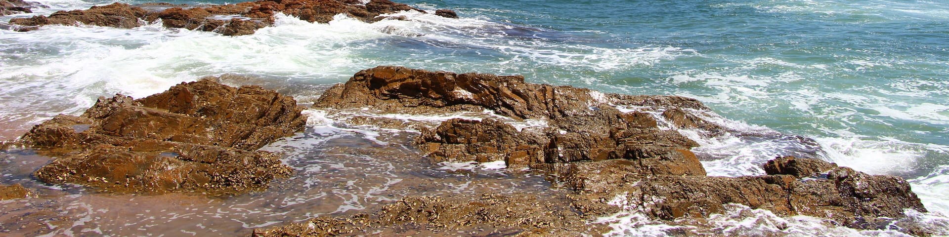 Beach in Umzumbe, the wild coast of South Africa