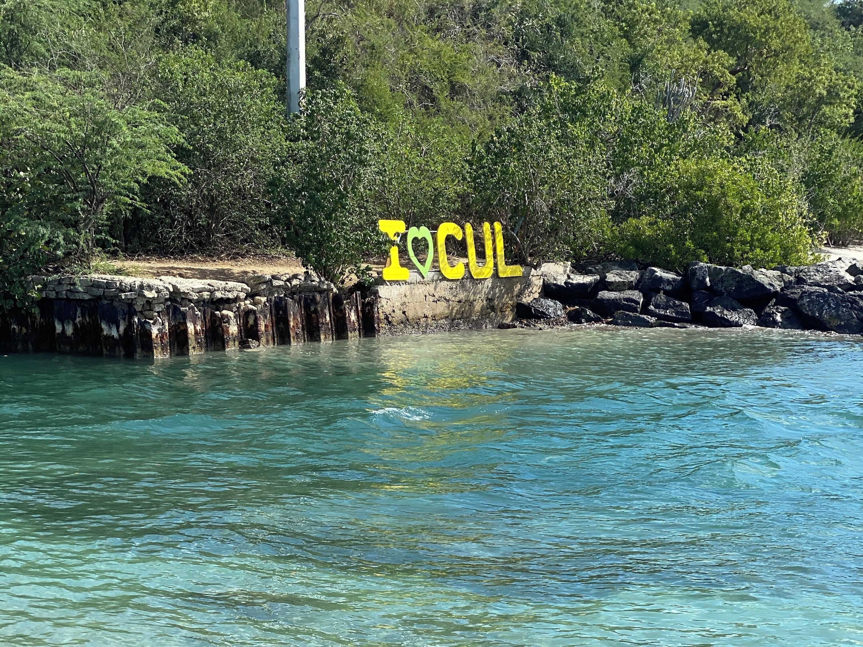 The meet and greet diving spot on the island.