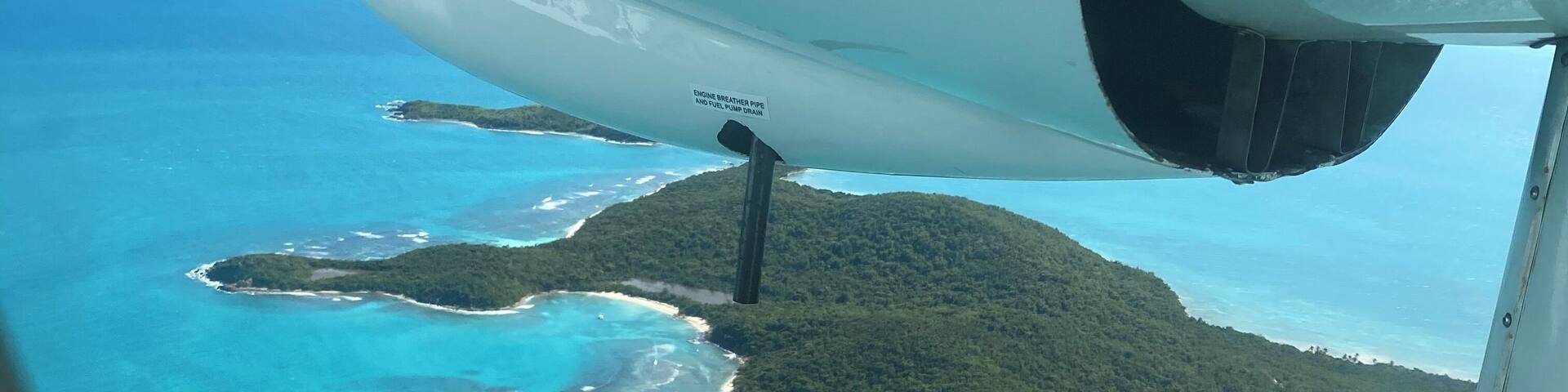 Definitely a great way to puddle jump #airfamenco #ceiba #discoverpr